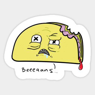 Taco zombie! Sticker